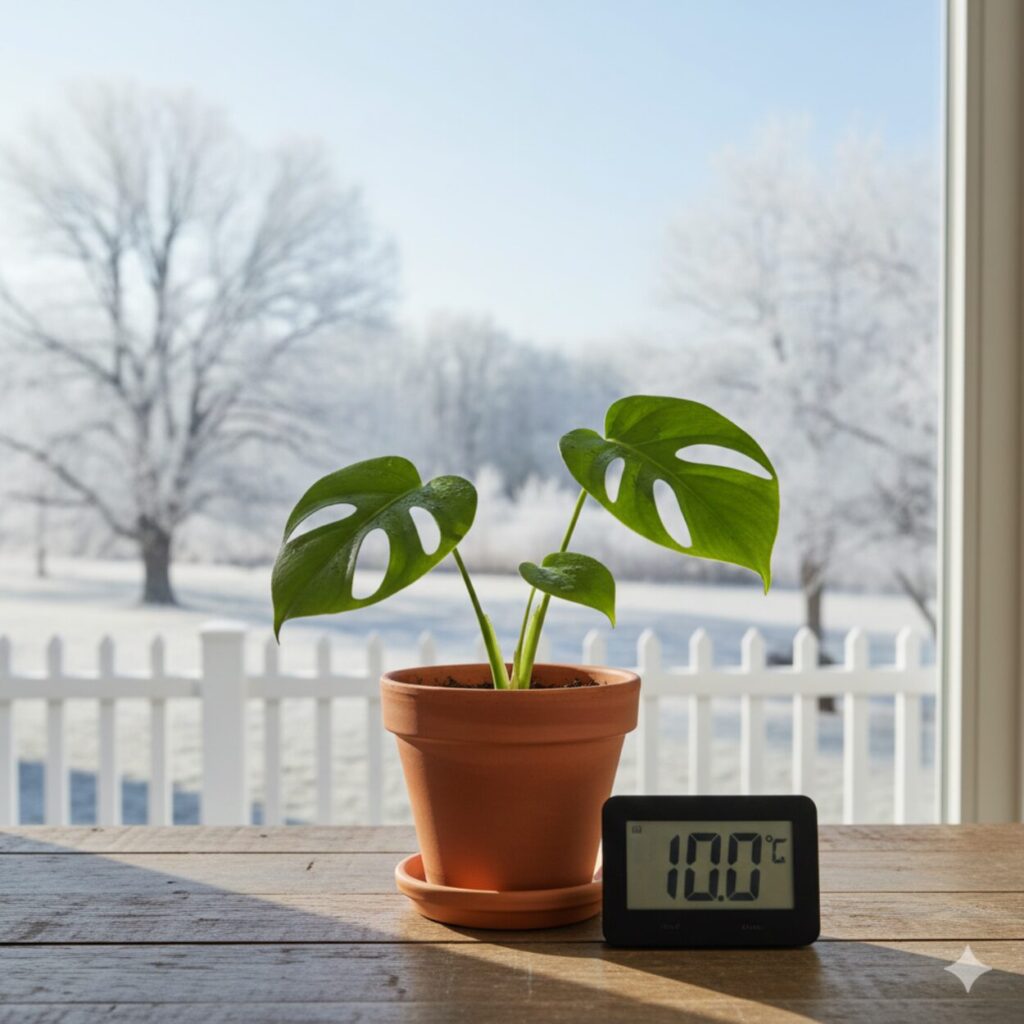モンステラ　冬は何度まで耐えられる？耐寒温度の目安