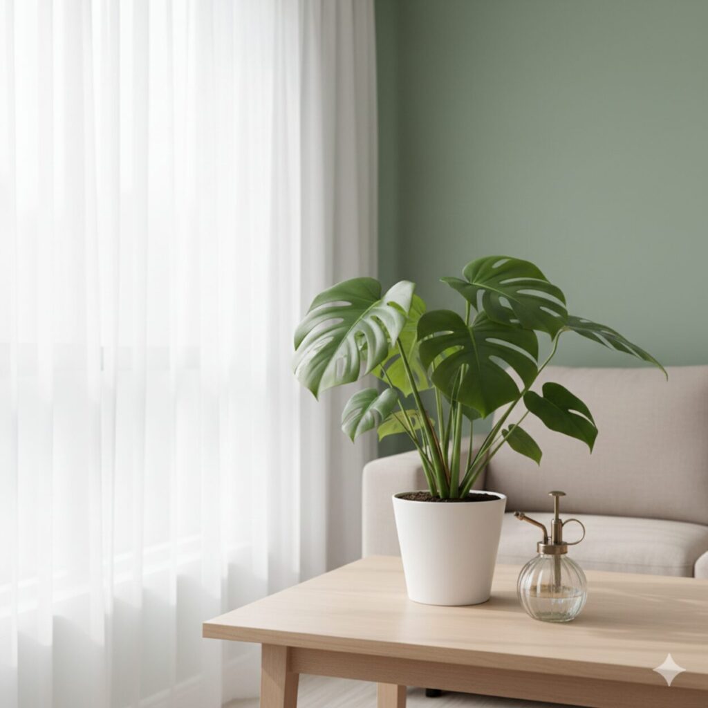 モンステラの葉水は毎日してもいい?