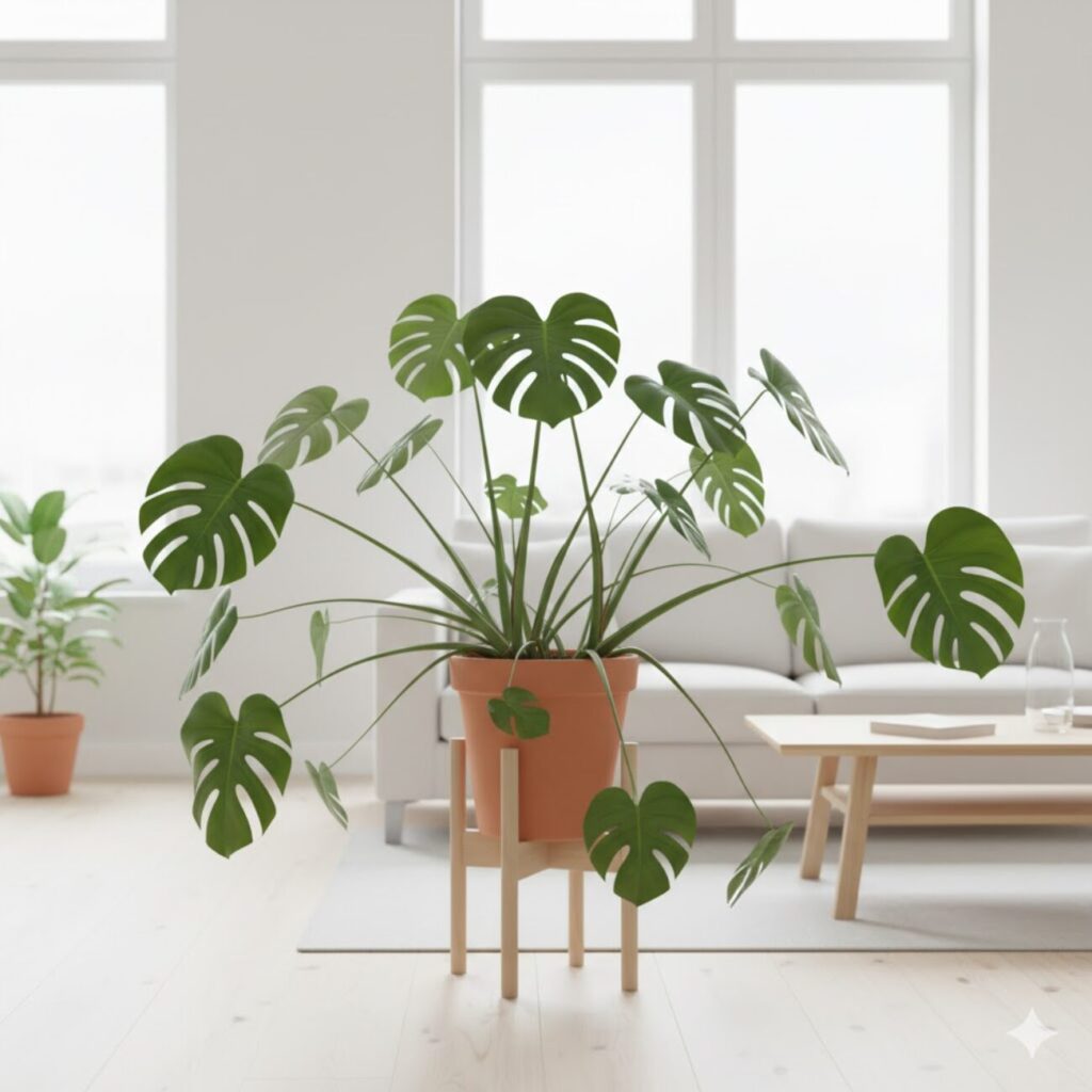 モンステラ 横に広がった場合はどうしたらいい?