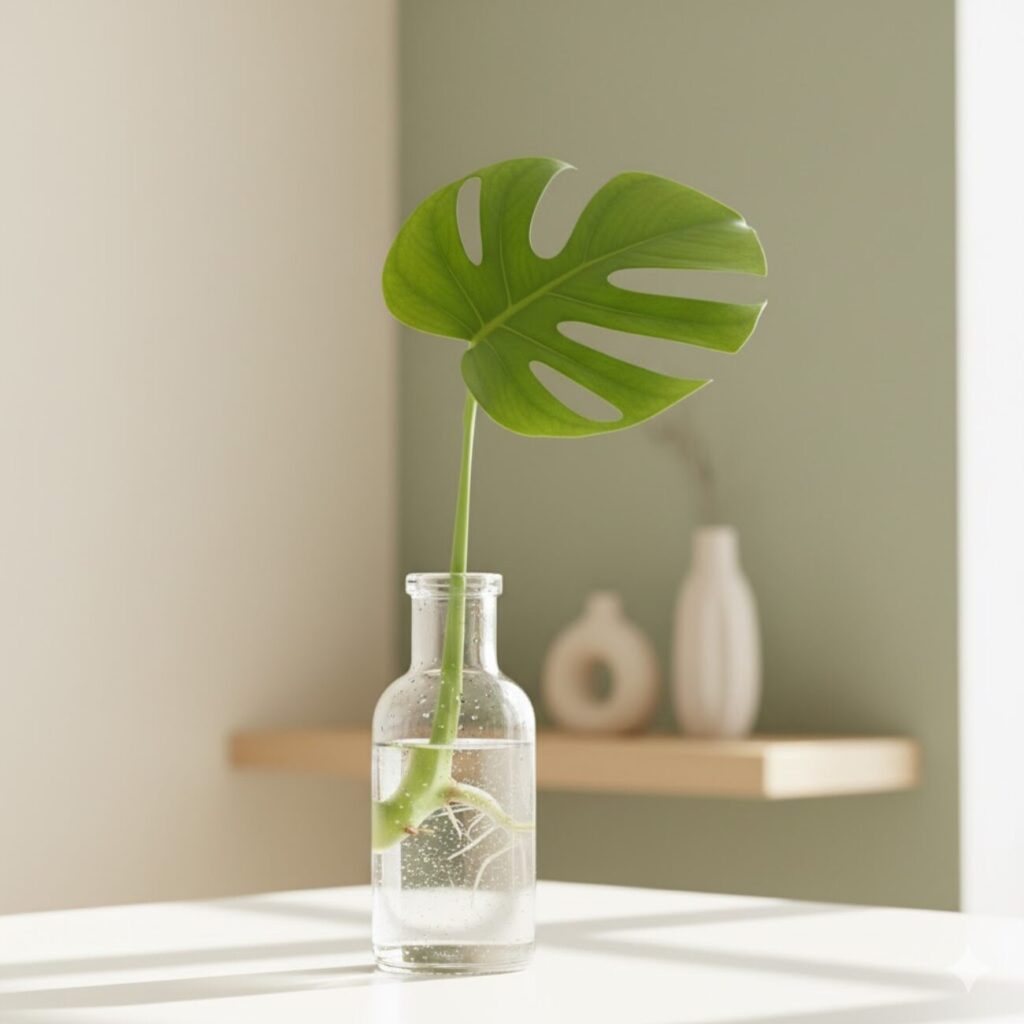 発根に重要なモンステラの節はどこ?