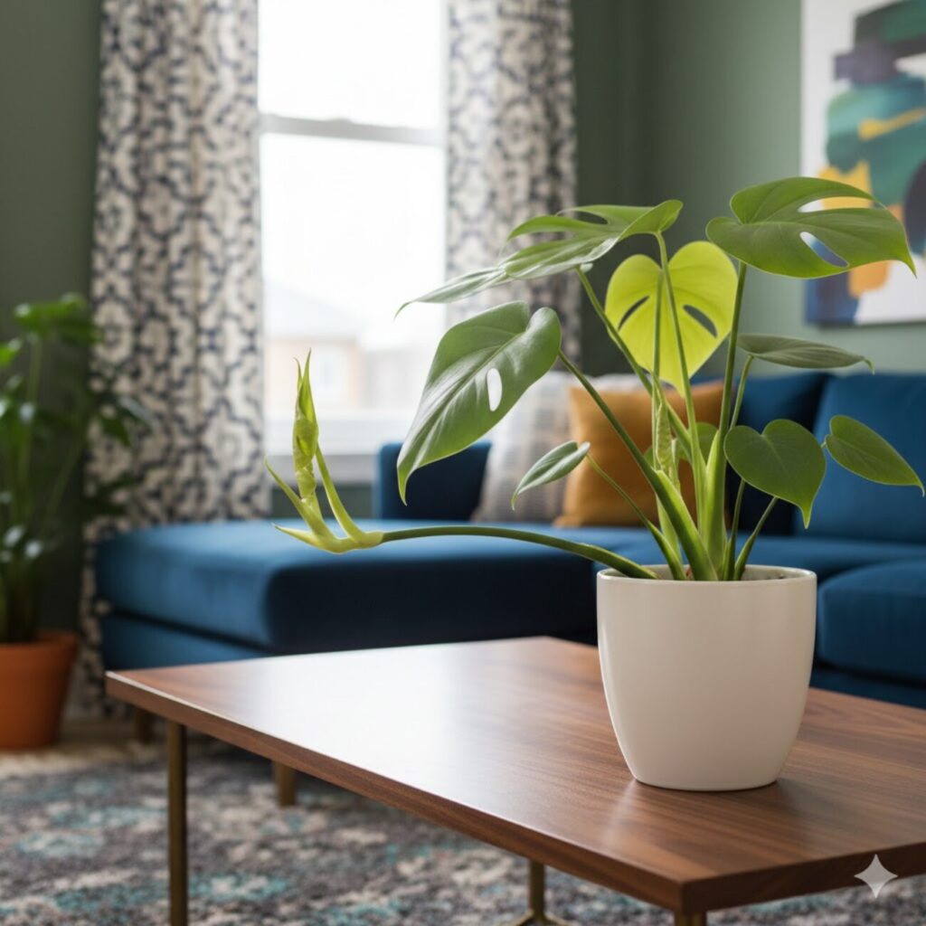 モンステラ 新芽が出るまでの成長過程