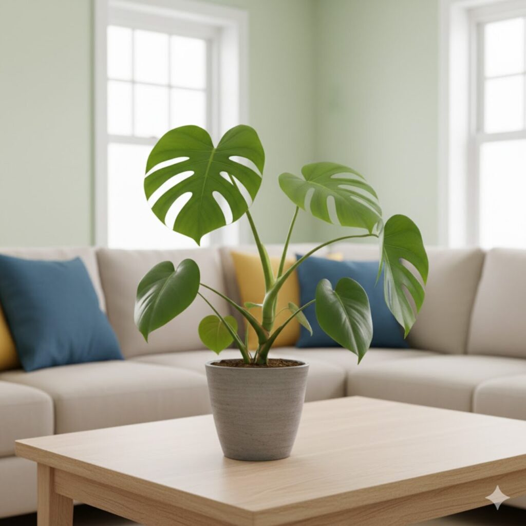 モンステラ 新芽がふにゃふにゃなのは水不足