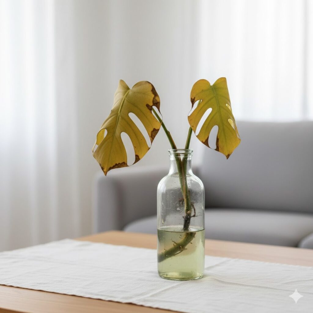 モンステラ 水差しが枯れるのはなぜ?