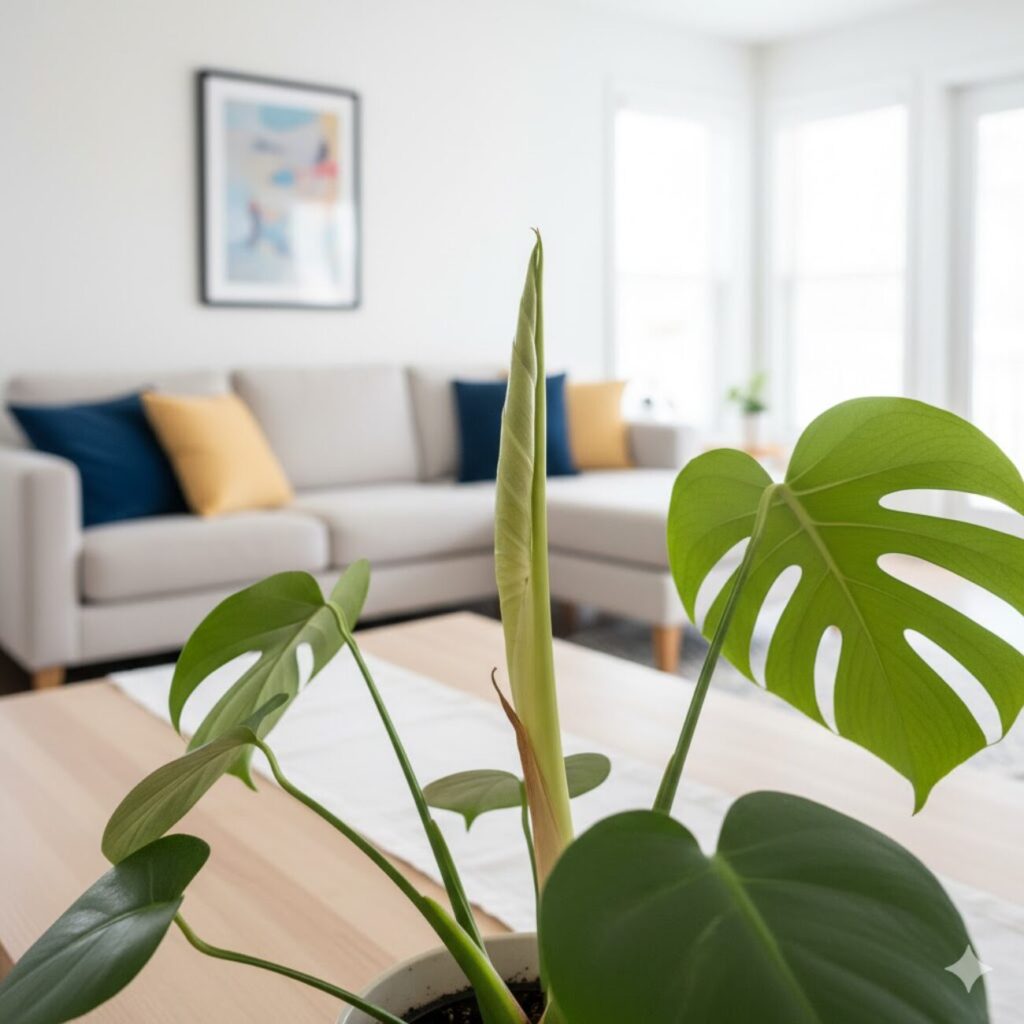 モンステラ 新芽の成長が止まった時の見極め