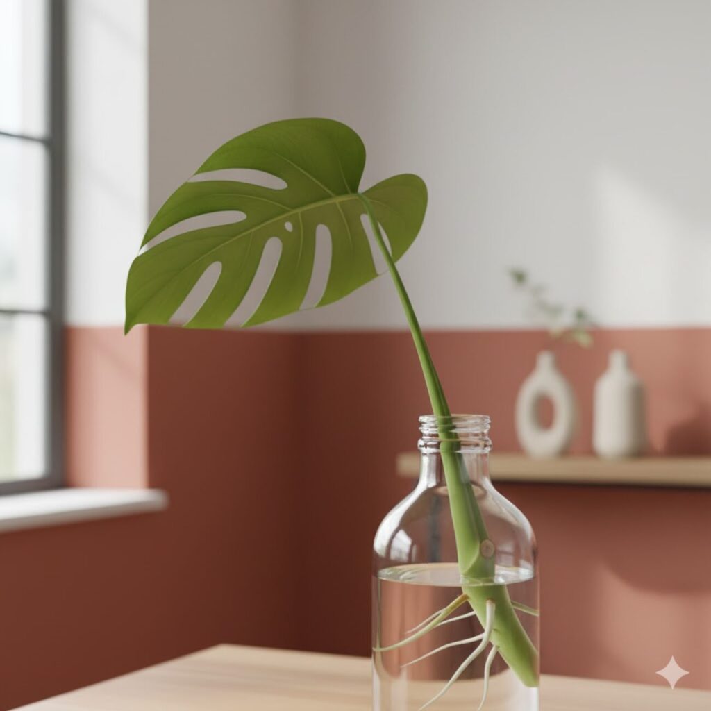 モンステラ 水差しで根が出るまでの期間はどのくらい?