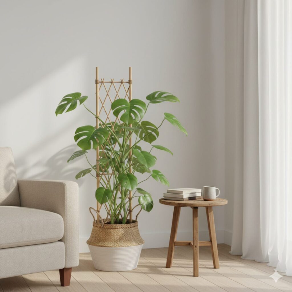 モンステラ インテリアに合うおしゃれな支柱の選び方