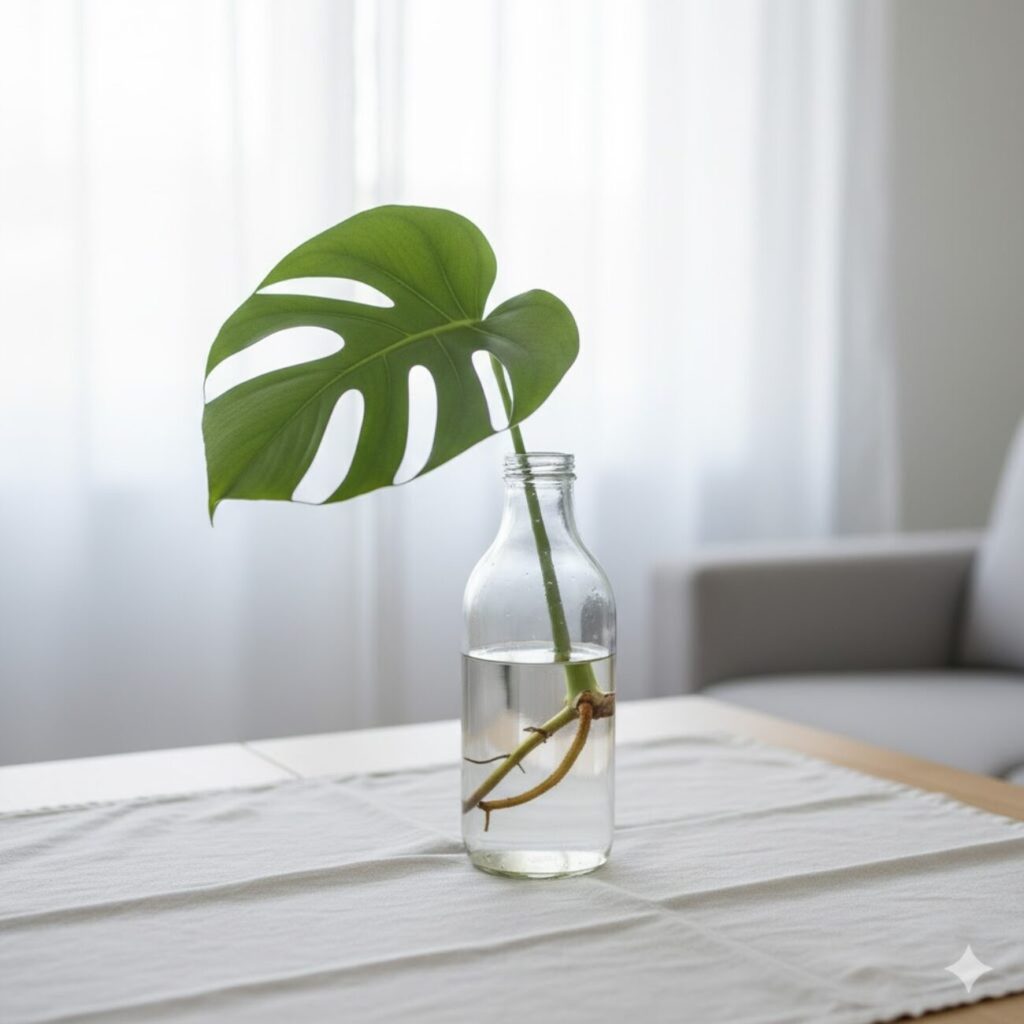 モンステラ 適切な水の量と交換頻度