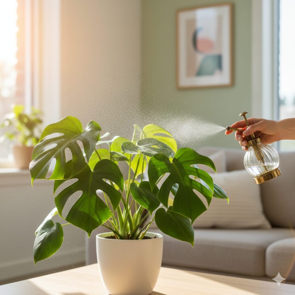 モンステラの水やり、夏は特に注意