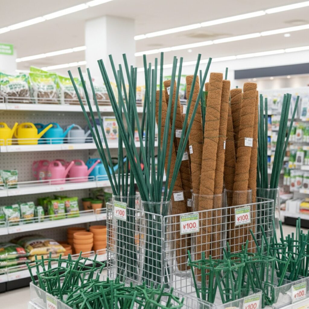 モンステラ 支柱は100均のダイソーやセリアでも買える?