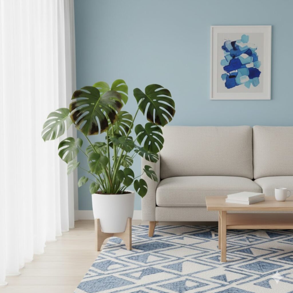 モンステラの葉が黒くなる時の対処法