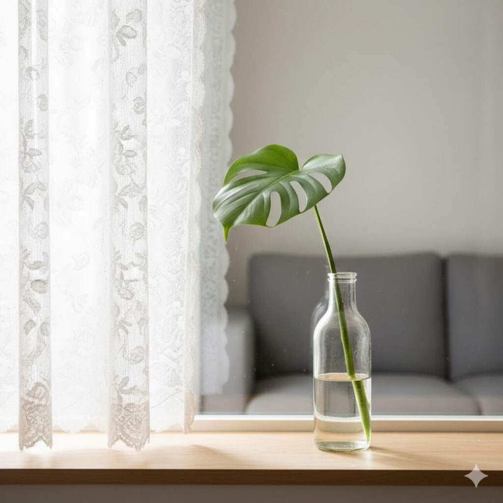 モンステラ 水差しするときの注意点は?