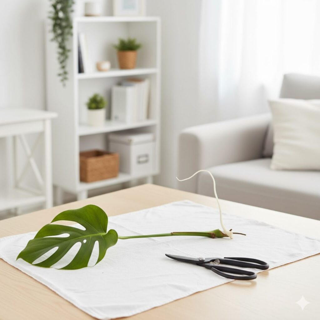 モンステラを気根から増やす方法