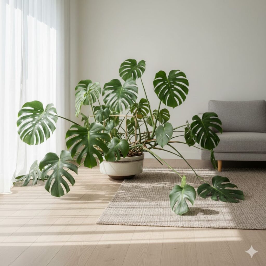 モンステラの広がりを抑えるには?
