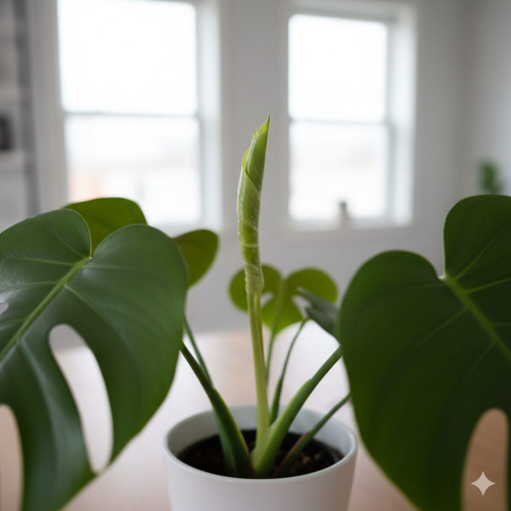 モンステラの冬の新芽はどうすればいい？