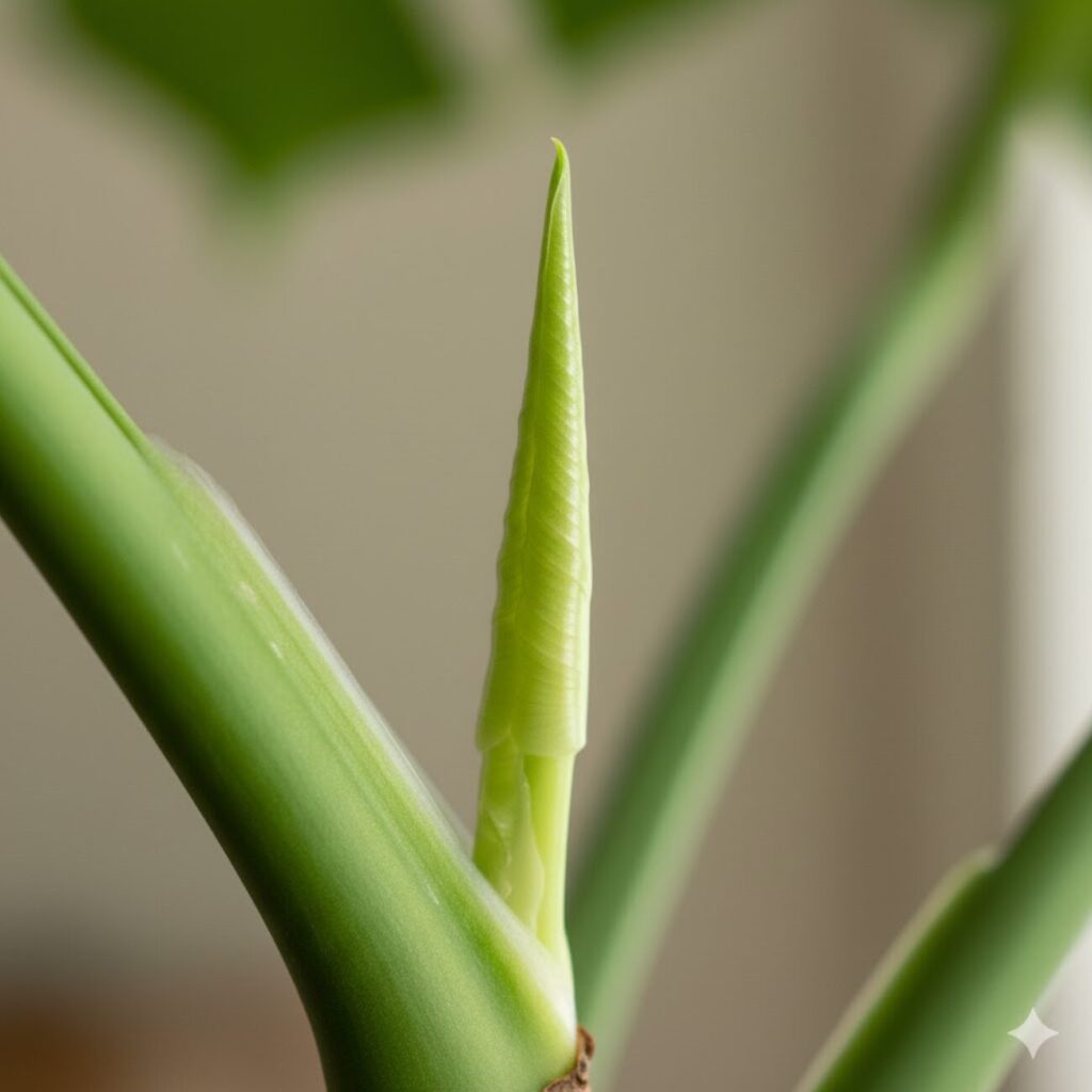 モンステラ 新芽はどこから出てくるのか