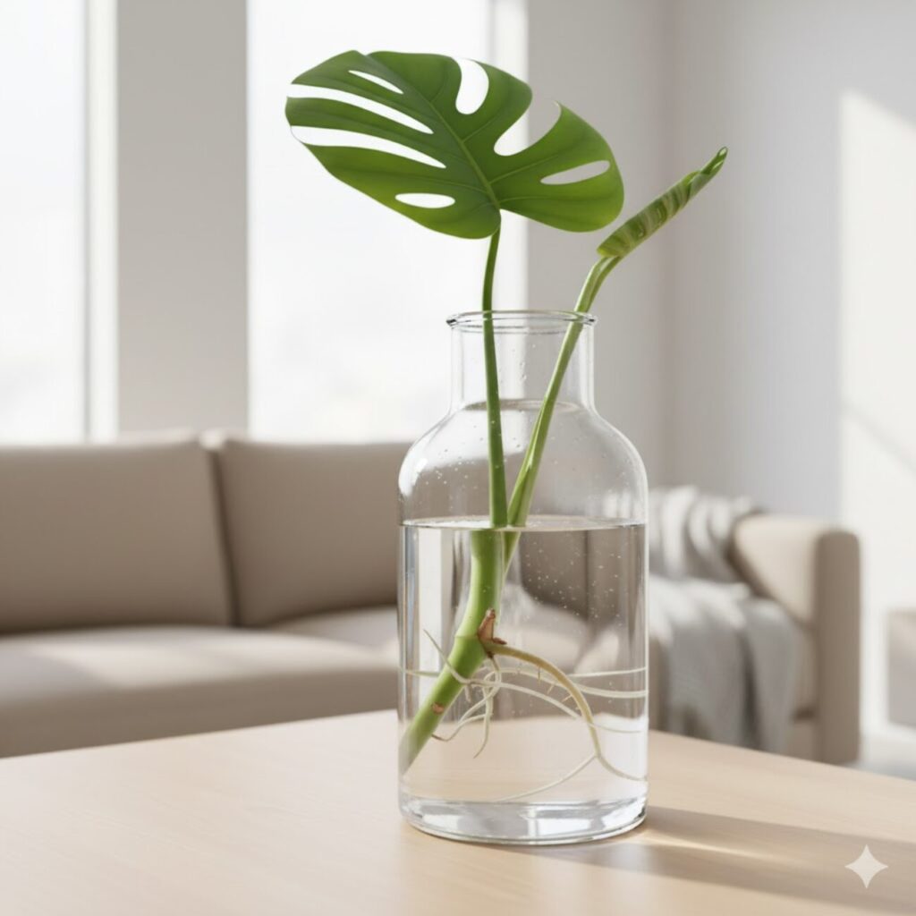 モンステラ 株を再生させる方法は?