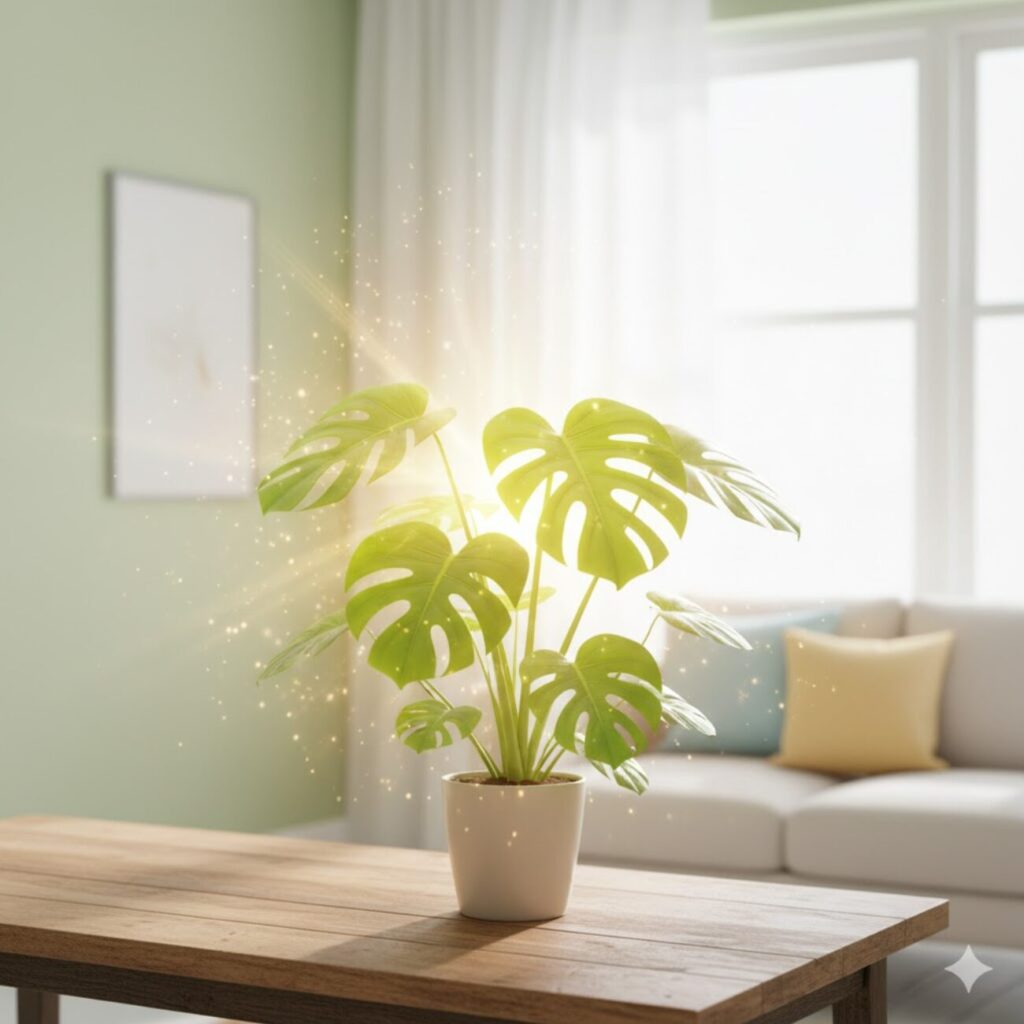 モンステラ 新芽とスピリチュアルな関係