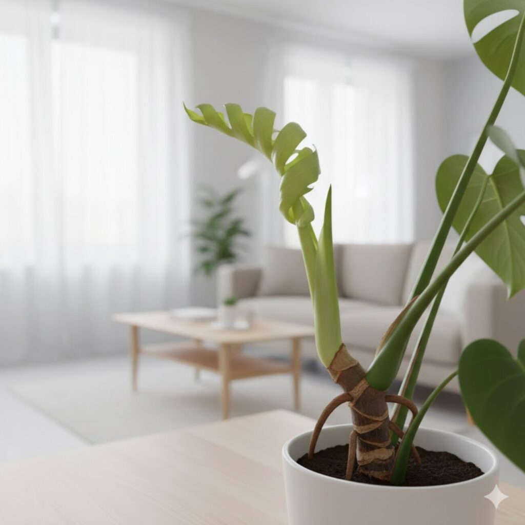 モンステラ 木質化した部分から新芽は出る?