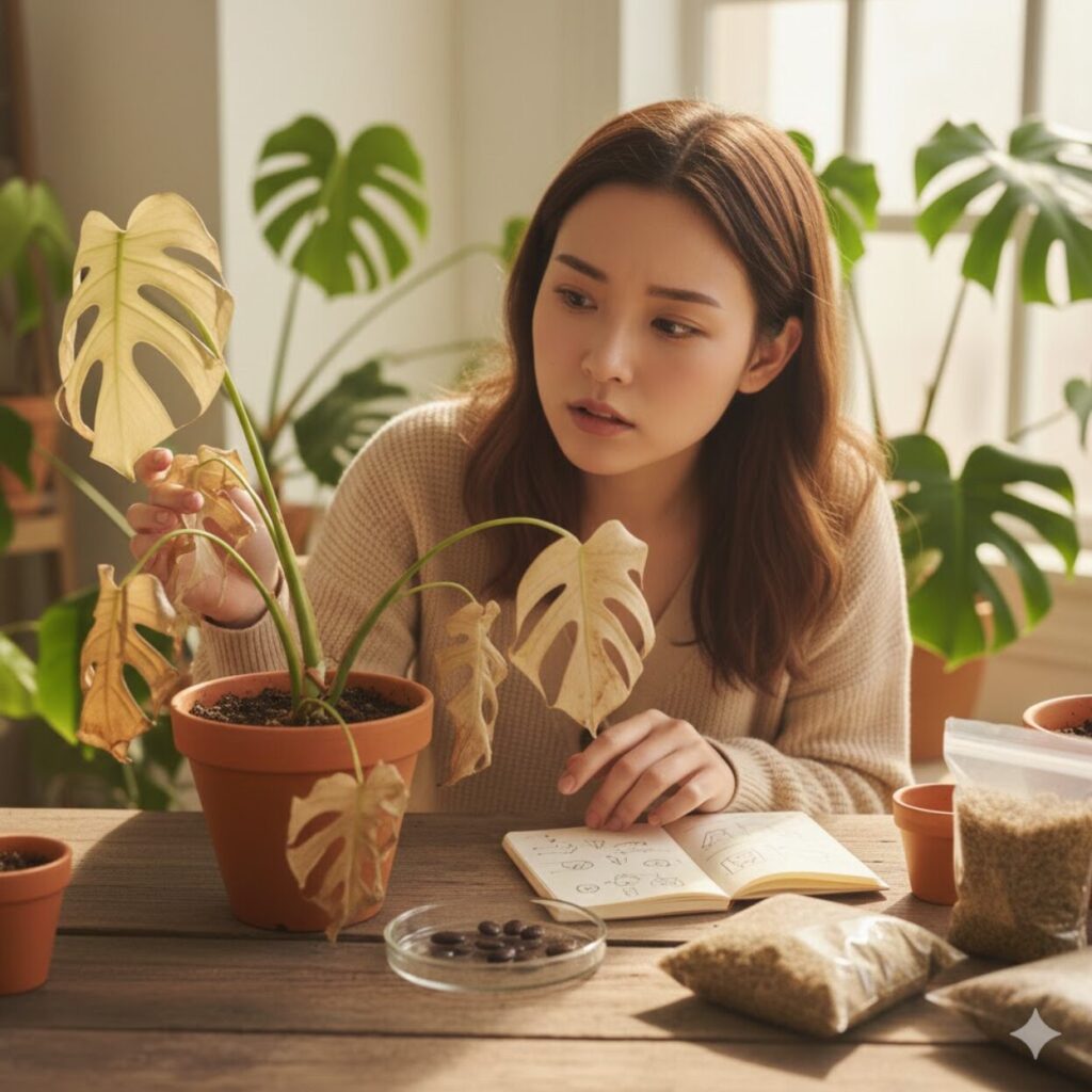 モンステラの元気がないサインは？