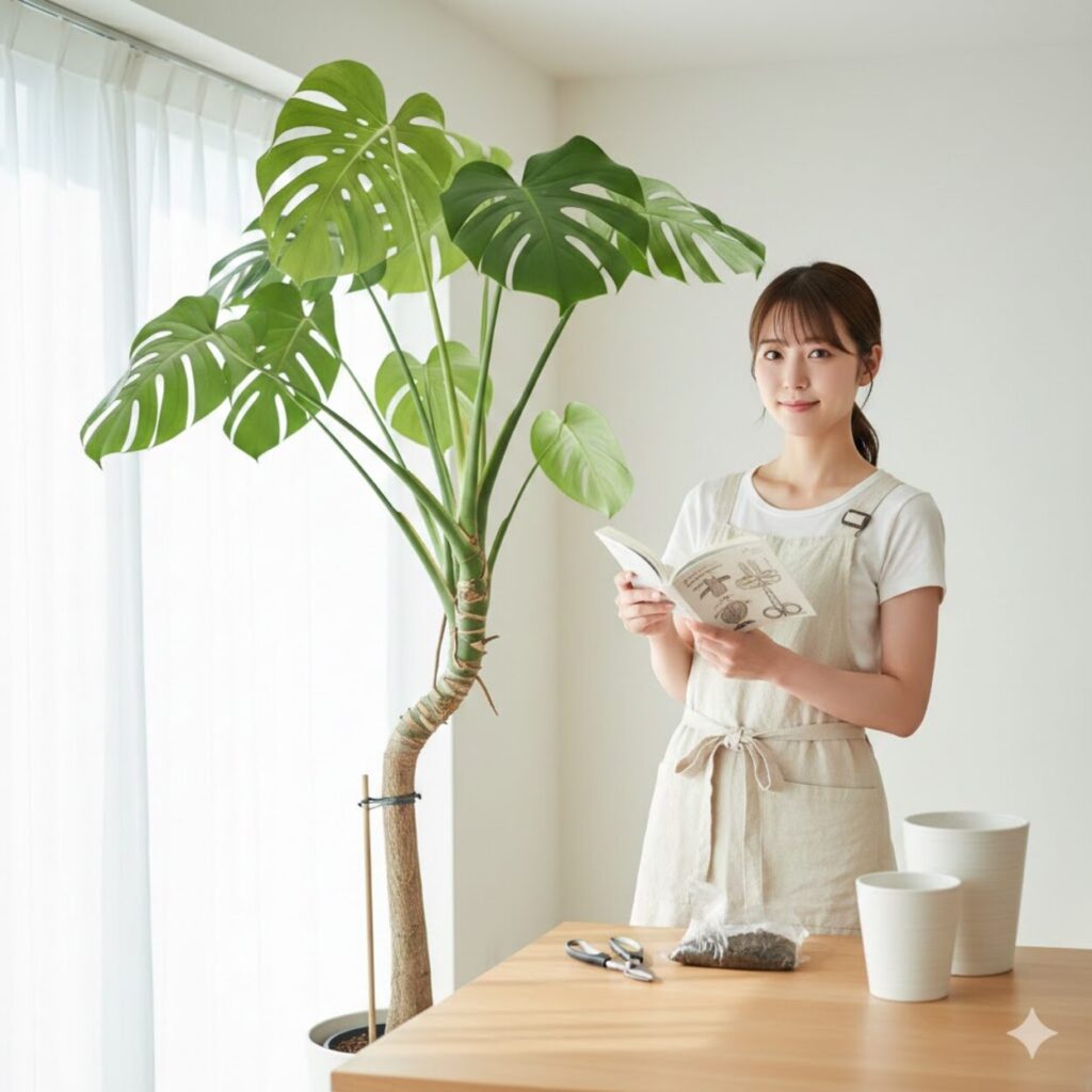 モンステラの幹立ちの作り方・仕立て方の基礎知識