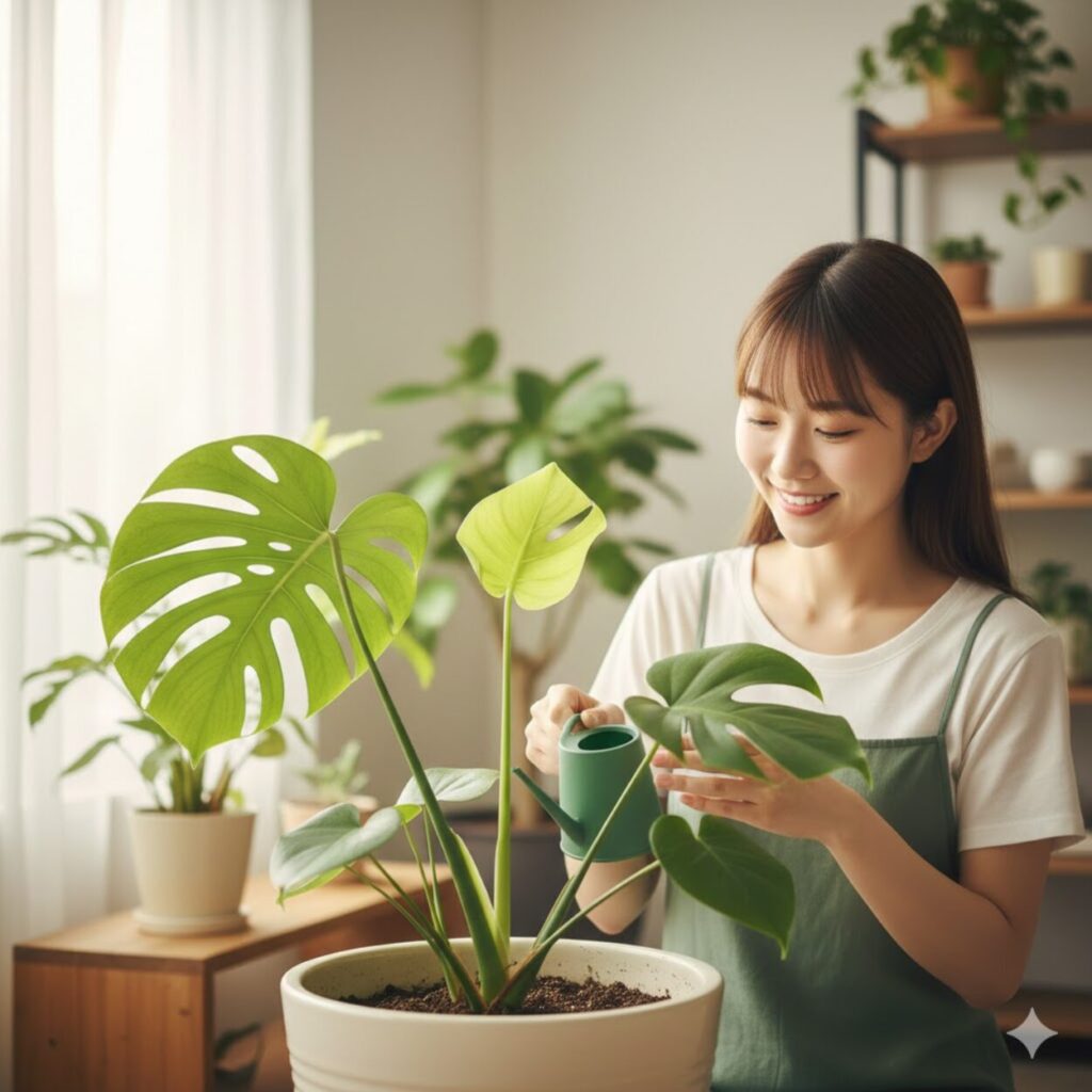 モンステラの成長点はどこ？成長を促す育て方