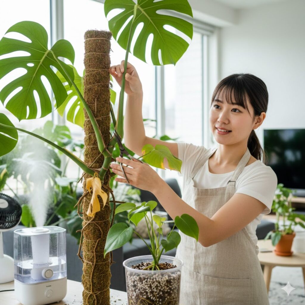 モンステラを巨大化させたい！大きくしたい時の育成技術