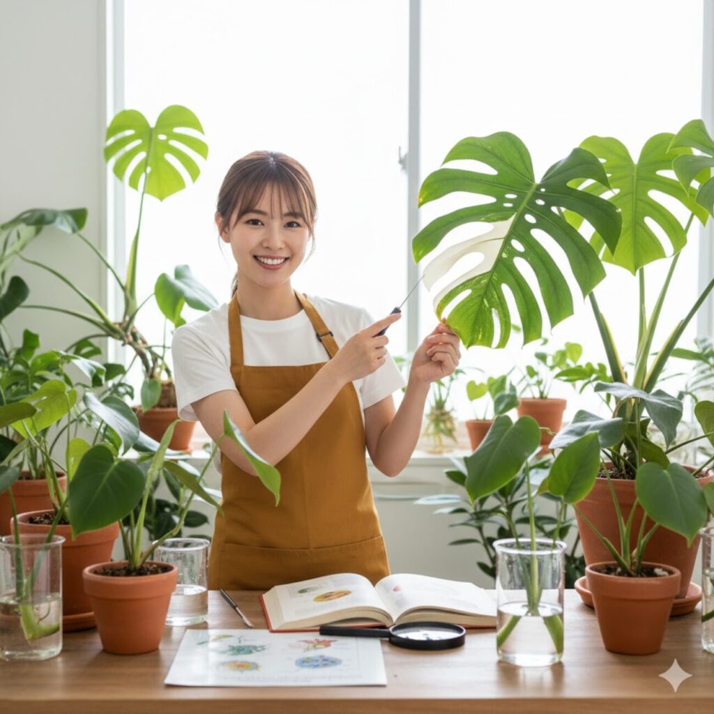 モンステラを斑入りにする方法は？作り方の基礎知識