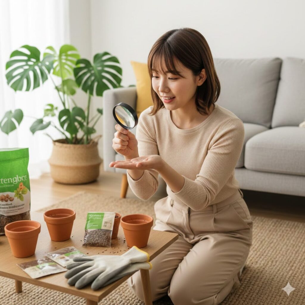 モンステラを種から育てる前の重要な準備