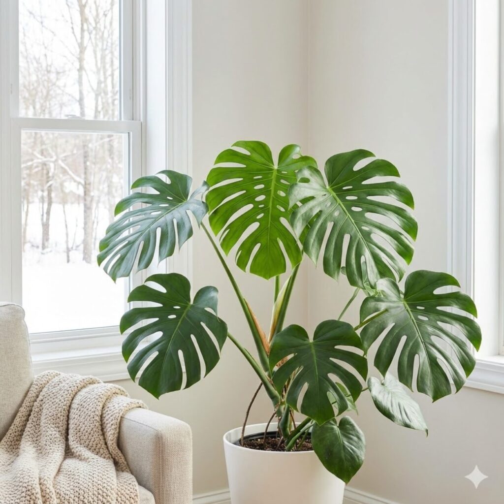 モンステラ　冬の管理と枯れるリスク