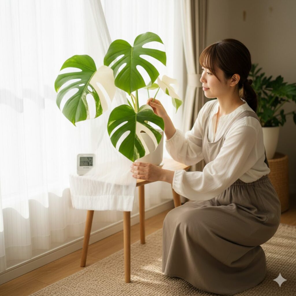 モンステラ　斑の維持に最適な置き場所