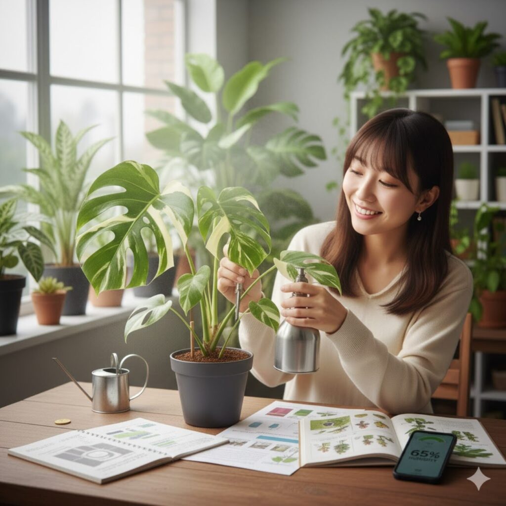 モンステラ　斑を維持する育て方のコツ