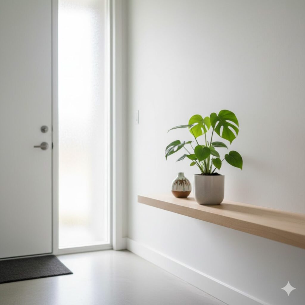 モンステラ　玄関の風水効果と健康状態