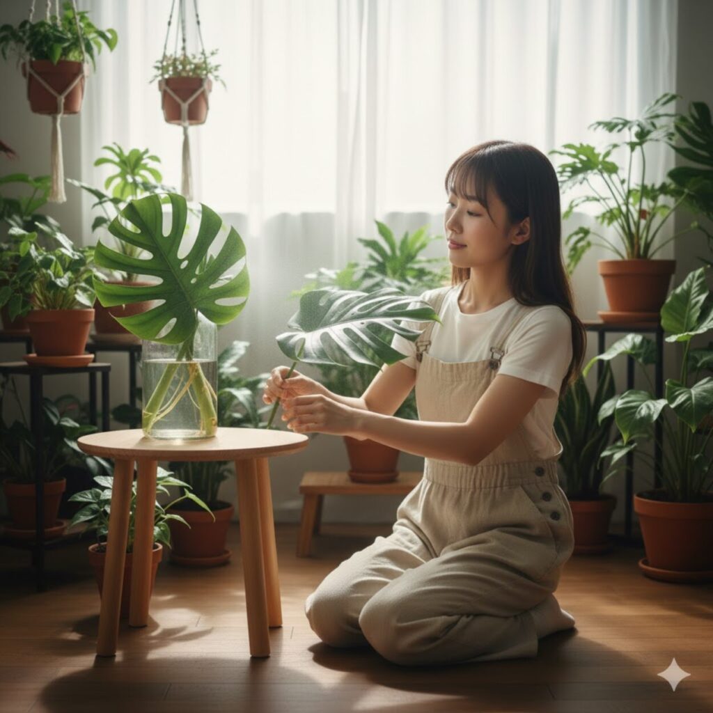 モンステラ　置き場所は直射日光を避ける