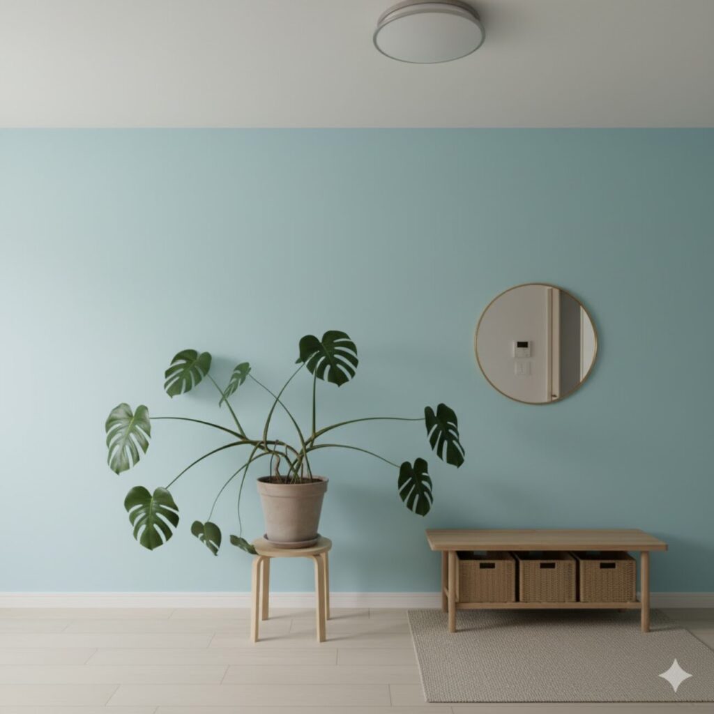 モンステラ　置ける玄関と置けない玄関の差