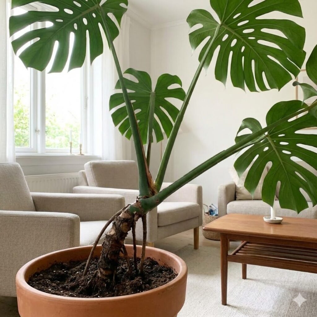 モンステラ　茎が木質化するメカニズム