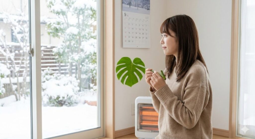 モンステラ　茎伏せに適した時期と冬の管理に関する注意点