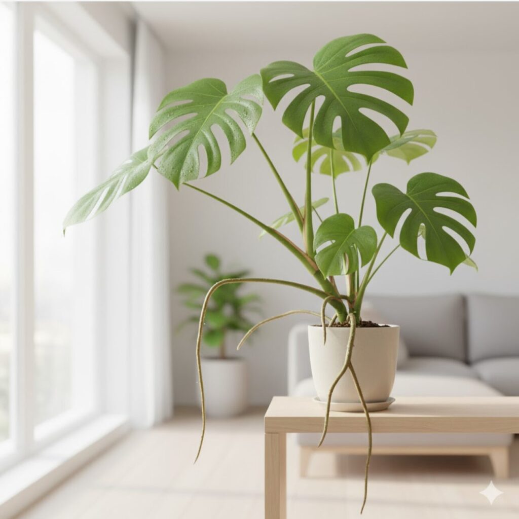 モンステラ　邪魔な気根は切っても大丈夫？