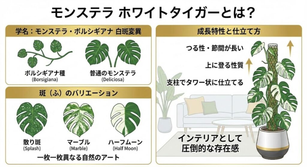 モンステラ ホワイトタイガーとは？