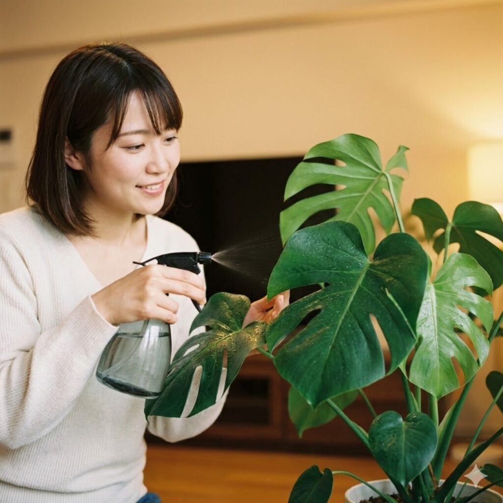 モンステラの剪定より冬に行うべき管理と対策