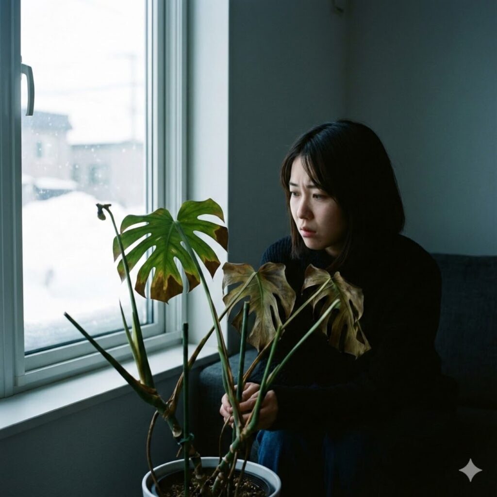 モンステラの剪定を冬に行うと失敗しやすい理由