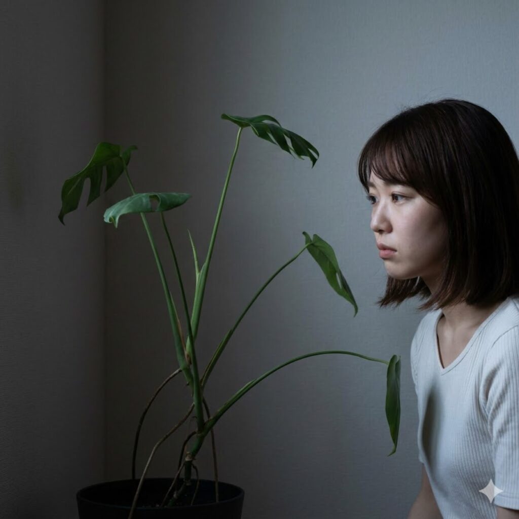 モンステラ 茎がひょろひょろに育つ原因