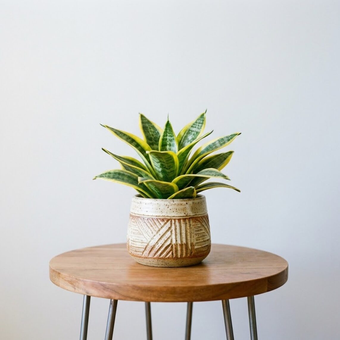 サンスベリア・ゴールデンハニー（Sansevieria trifasciata 'Golden Hahnii' ）