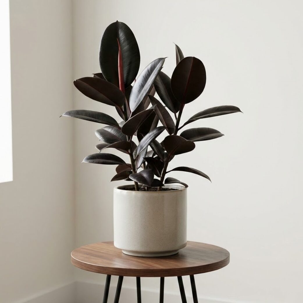 フィカス・バーガンディ（Ficus elastica 'Burgundy'）