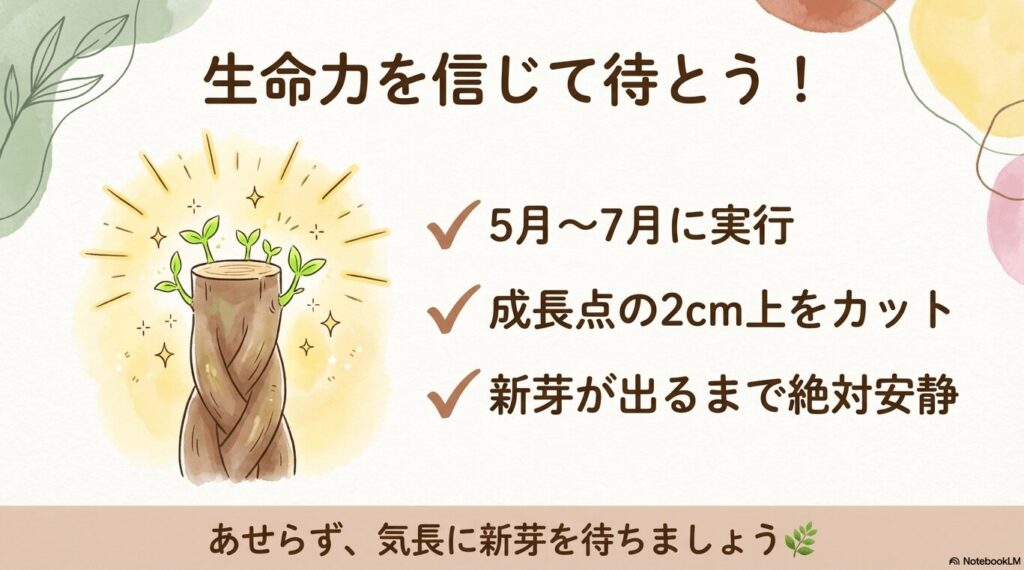 パキラのバッサリ剪定を成功させるための重要ポイントのおさらい